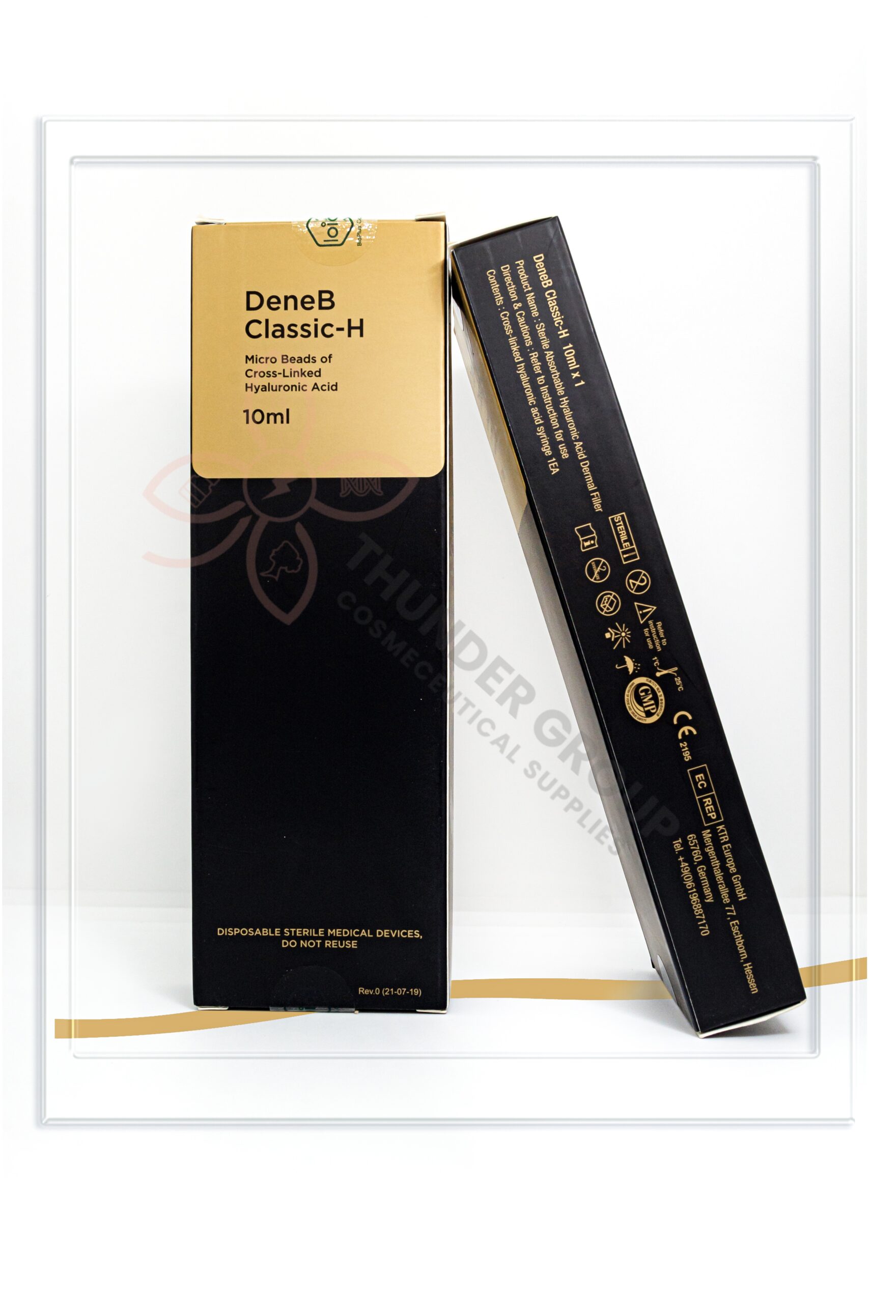 CE DeneB Classic-H® Hard Cross-Linked HA (20mg/ml) + Lidocaine